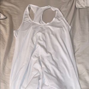 white workout tank top.